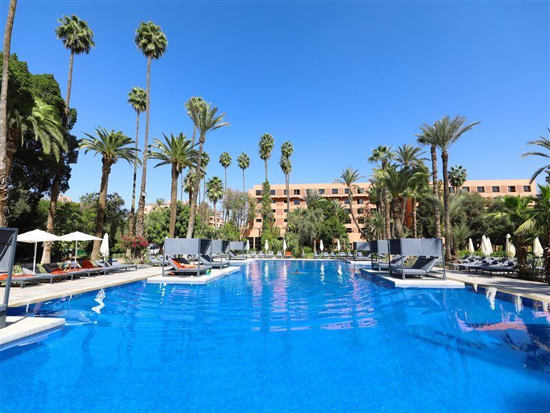 Kenzi Farah Marraquexe Exterior foto The pool at the hotel
